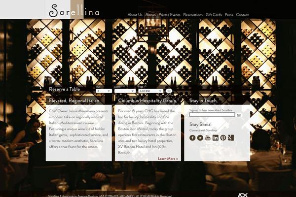 Default theme site design template sample