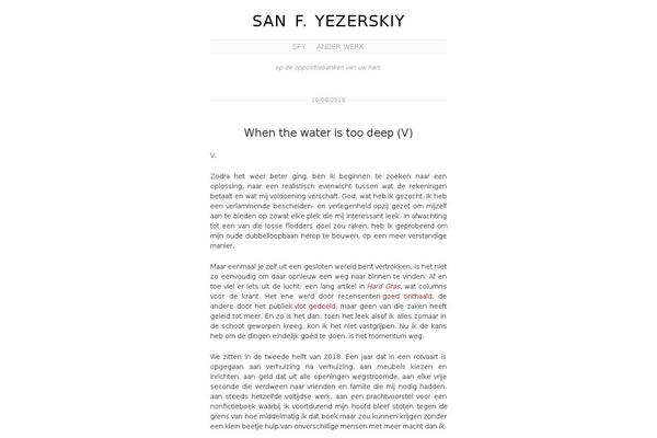 Site using Fancy-archives plugin