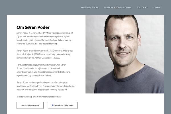 Author Pro theme site design template sample