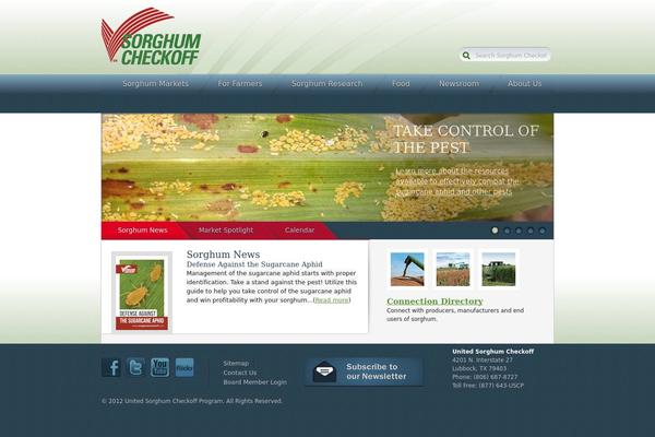 sorghumcheckoff.com site used Sorghumcheckoff
