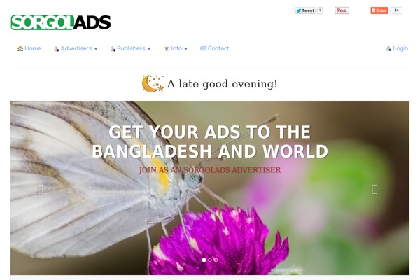 Debonair theme site design template sample