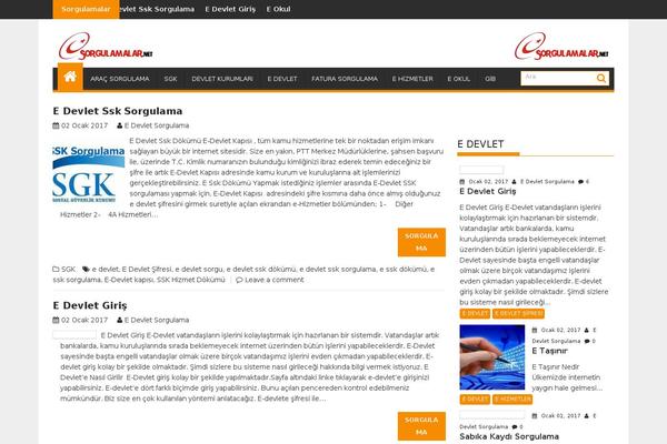 SuperMag theme site design template sample