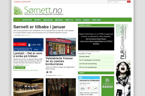 Advance Newspaper theme site design template sample