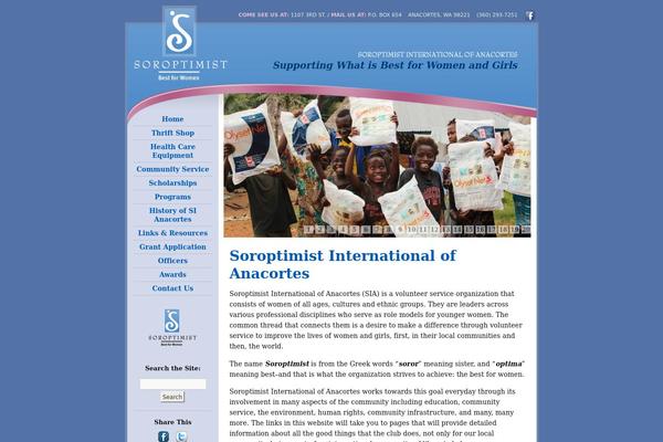 Custom theme site design template sample