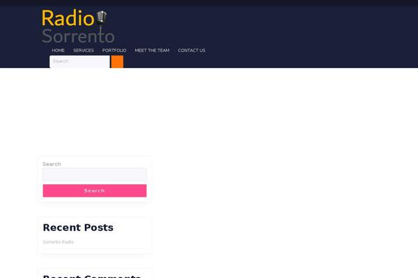 sorrentoradio.com site used Audio-podcast