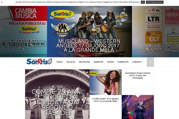 The7 Child theme site design template sample