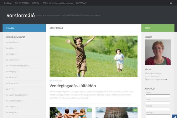 Garfunkel theme site design template sample