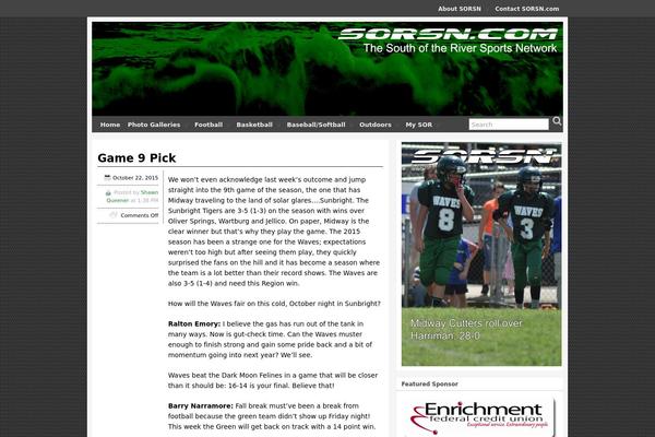 Suffusion theme site design template sample