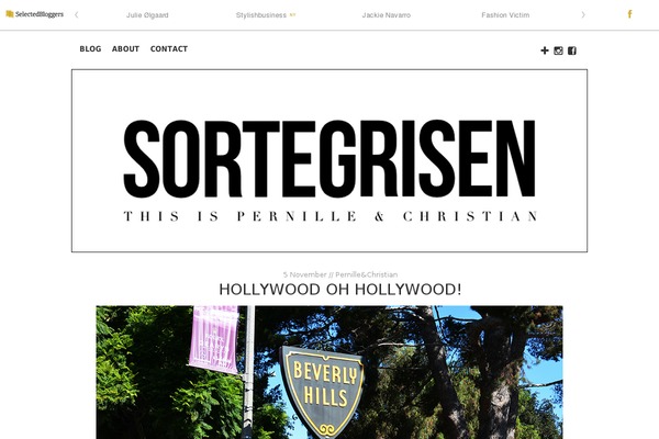 sortegrisen.dk site used Lazy Sunday