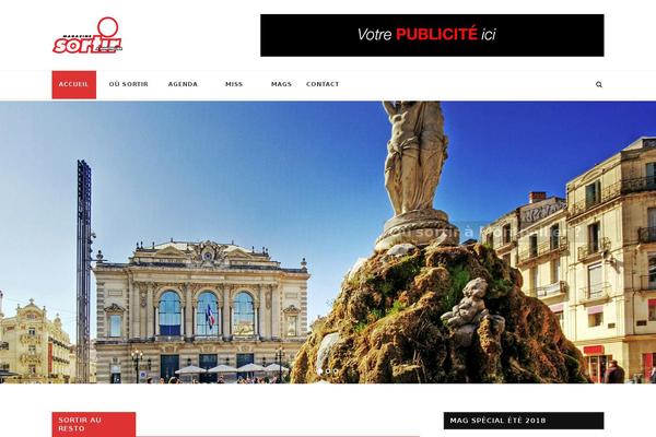 Magazinevibe theme site design template sample