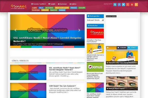 Spike theme site design template sample