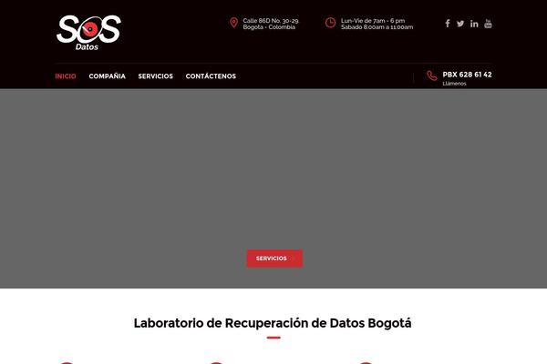 Corona theme site design template sample
