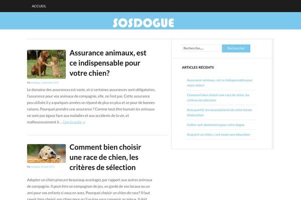 Trope theme site design template sample