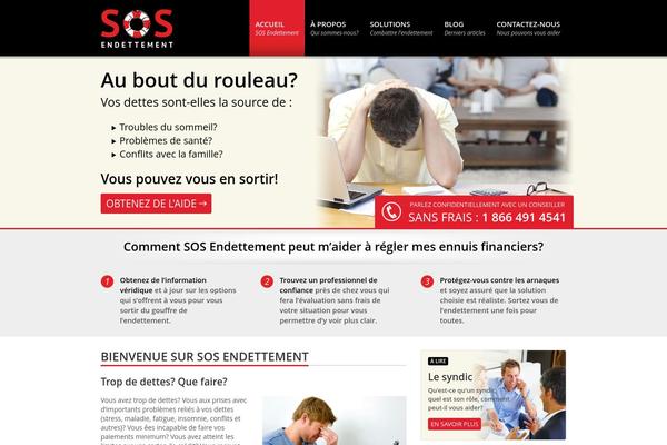 sosendettement.com site used Wpboilerplate