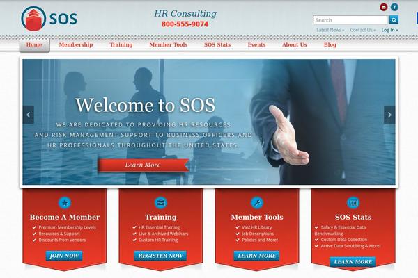 Sos theme site design template sample