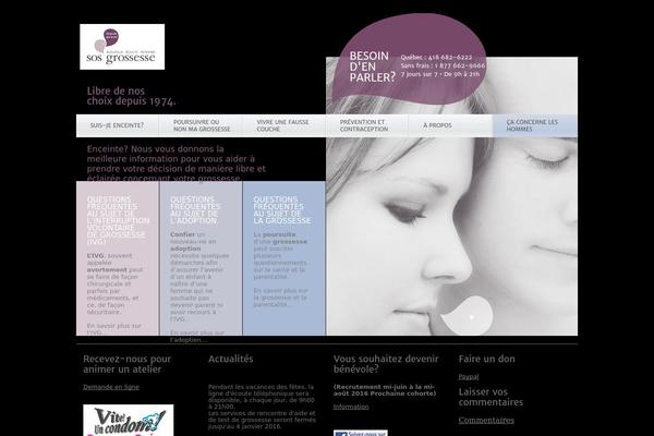 sosgrossesse.ca site used Sos