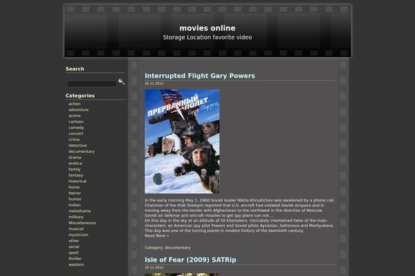 Site using Flash Video Player plugin