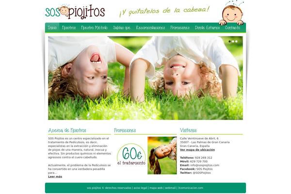 Triada theme site design template sample