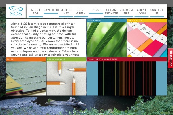 Sos theme site design template sample