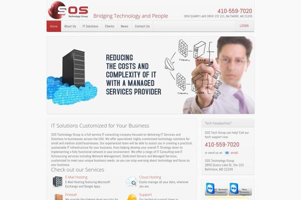 Sync theme site design template sample