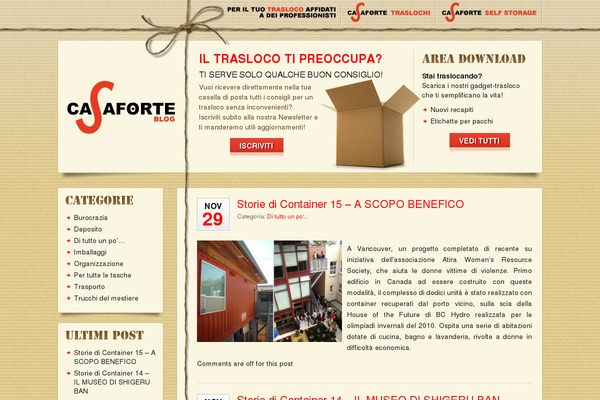 sostrasloco.it site used Casaforte