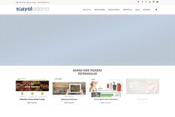 MX theme site design template sample