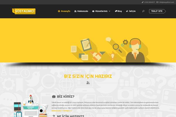 Cake theme site design template sample