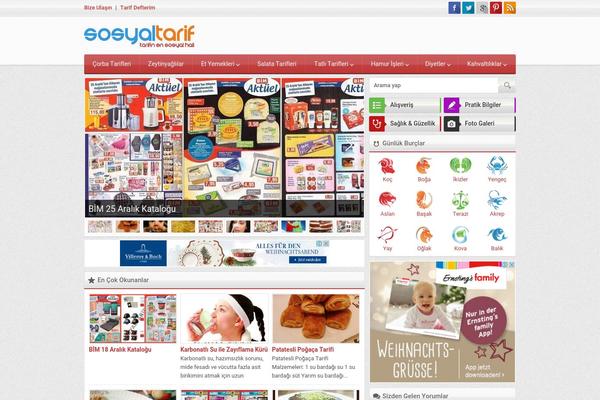 sosyaltarif.com site used Food-wp