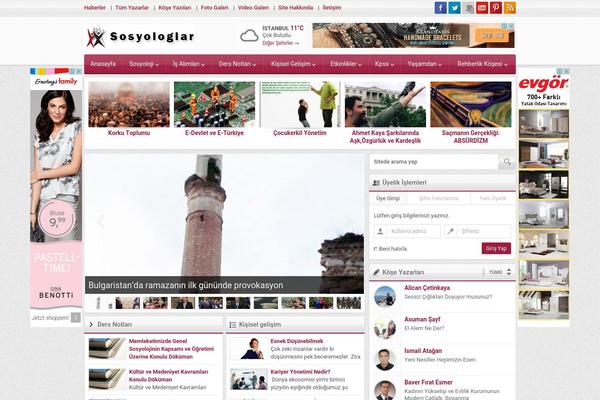 Webportal v2 theme site design template sample