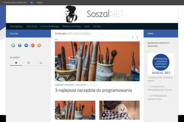 Site using Social Media Widget by Acurax plugin