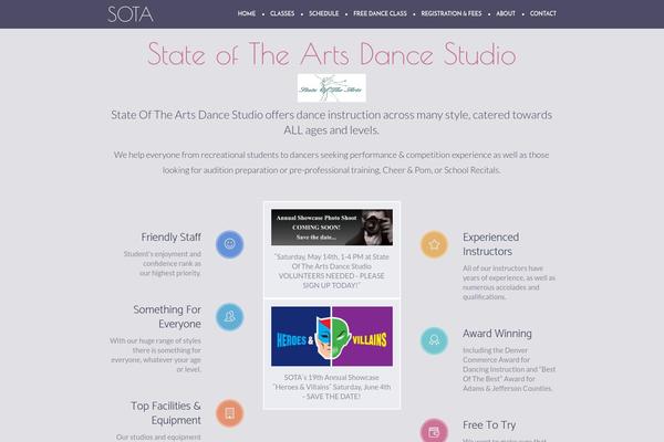 Slupy theme site design template sample