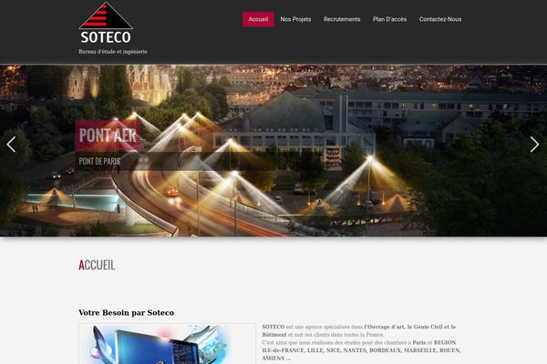 Gravida theme site design template sample