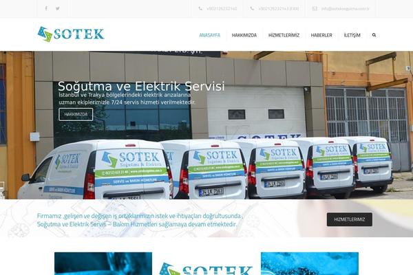 Constructo theme site design template sample