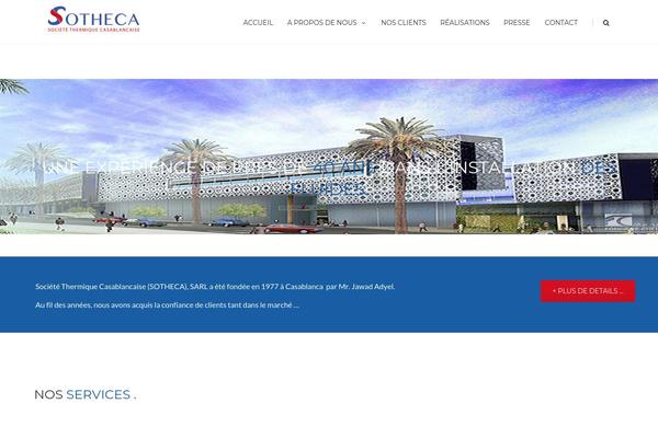 Fortuna theme site design template sample