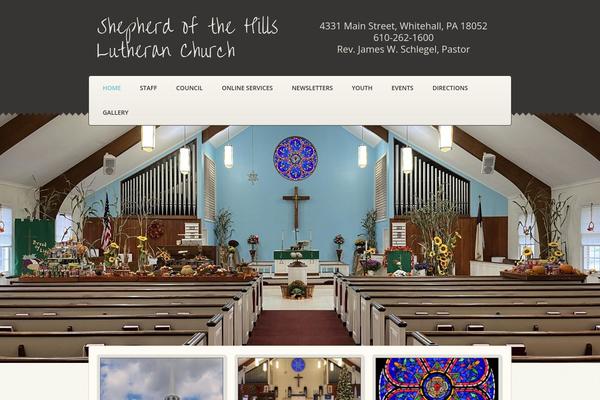 Blessing theme site design template sample