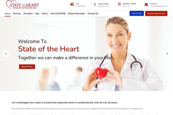 MediClinic theme site design template sample