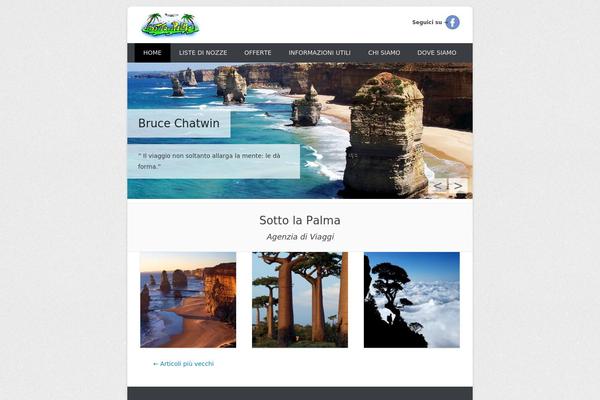 BonVoyage theme site design template sample
