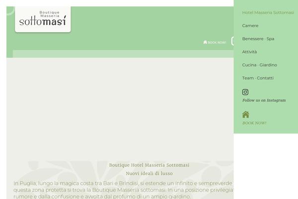 The7 theme site design template sample