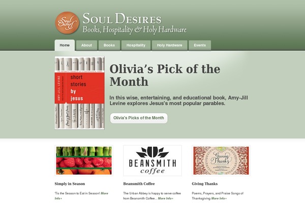 soul-desires.com site used Feature Pitch