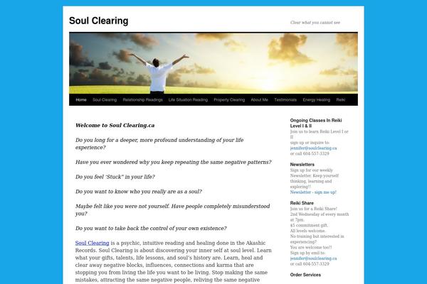 Twenty Ten theme site design template sample