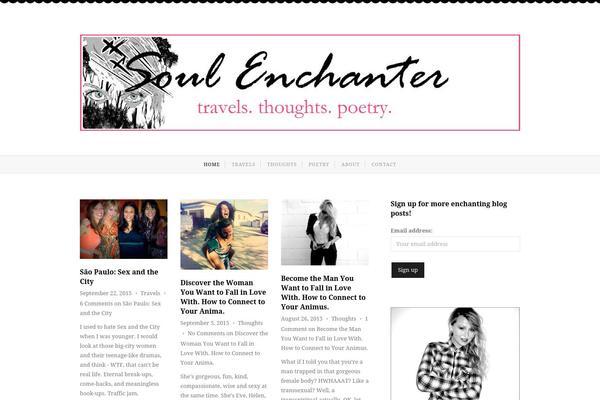 Twenties theme site design template sample