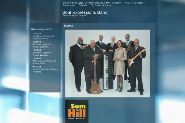 Site using GigPress plugin