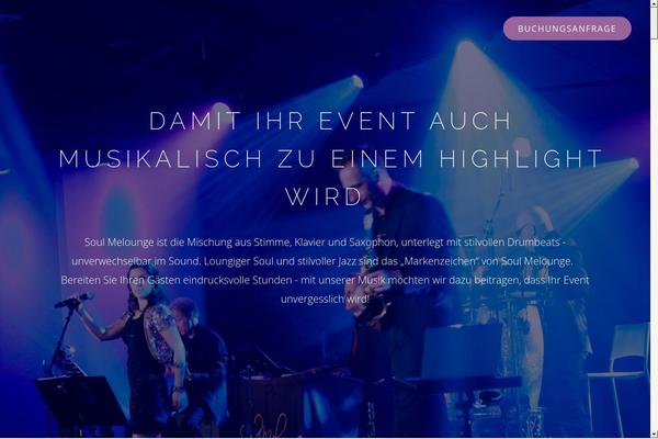 Lush theme site design template sample
