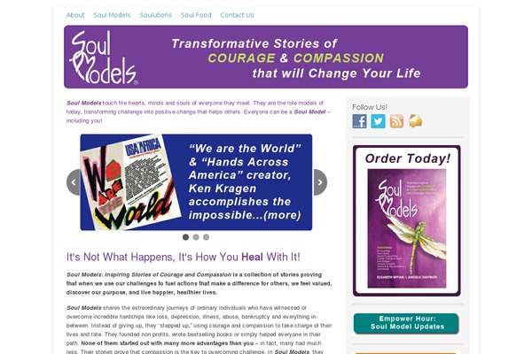 Lifestyle theme site design template sample