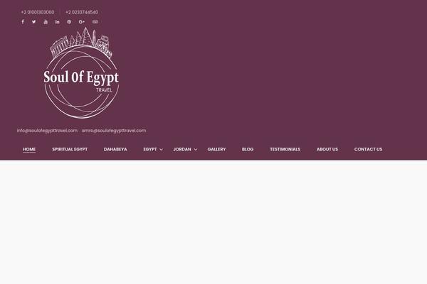 Traveler theme site design template sample