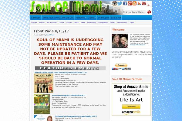 soulofmiami.org site used Cleanwp-pro