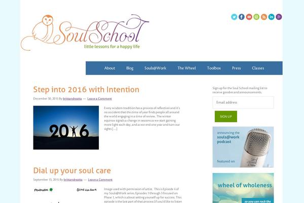 Genesis theme site design template sample