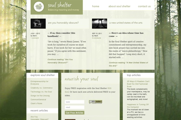 Zen theme site design template sample