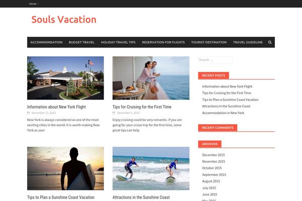 Awaken theme site design template sample