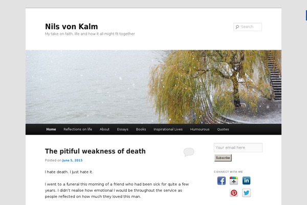 Site using Facebook plugin